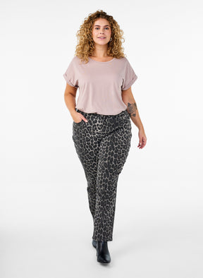 Zizzi Katja T-Shirt in Taupe