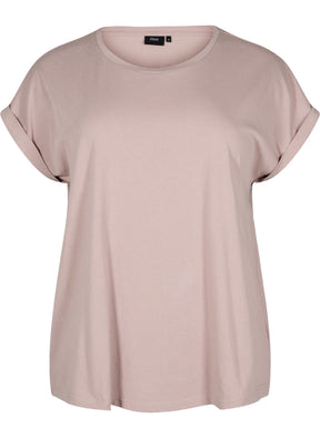 Zizzi Katja T-Shirt in Taupe