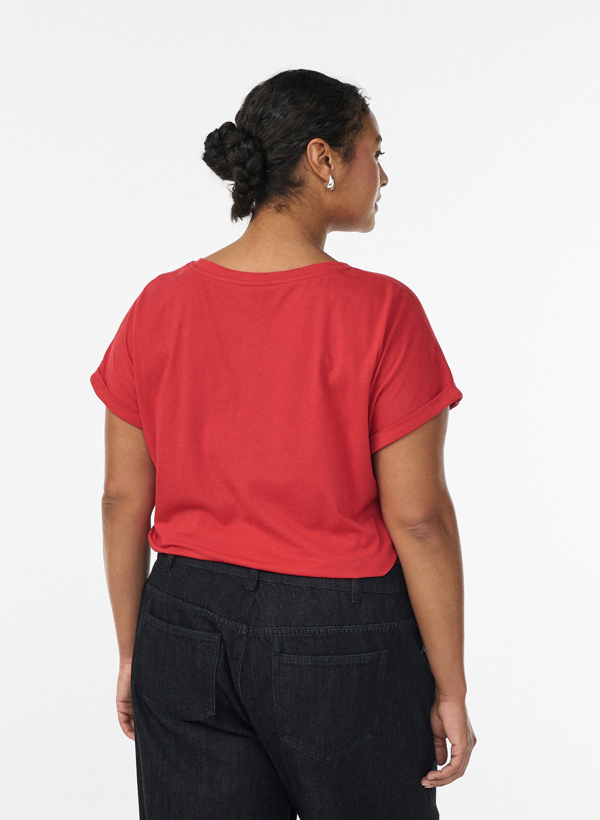 Zizzi Katja T-Shirt in True Red