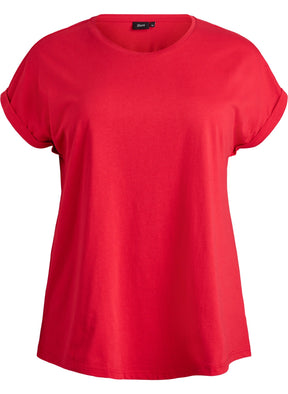 Zizzi Katja T-Shirt in True Red