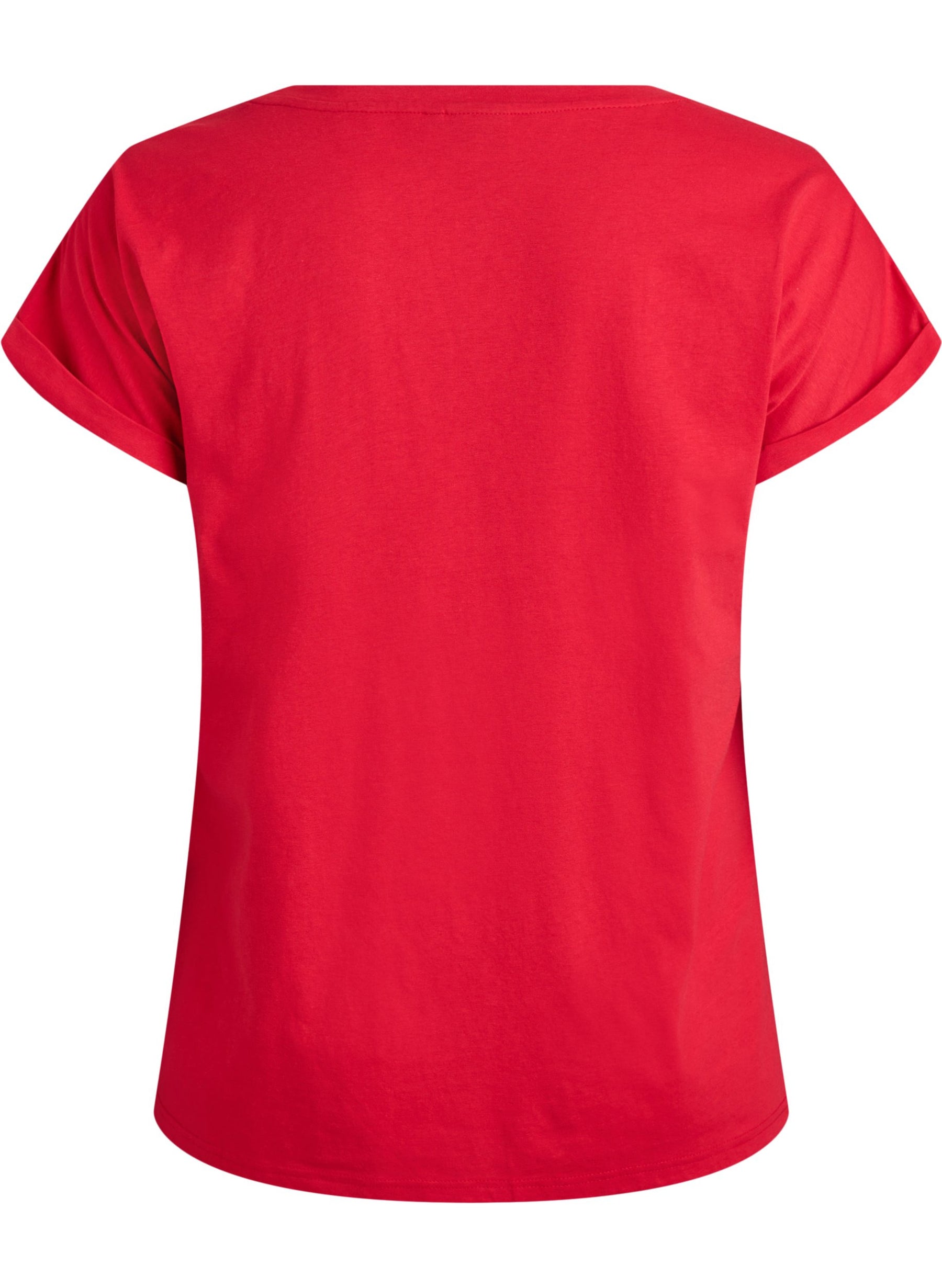 Zizzi Katja T-Shirt in True Red