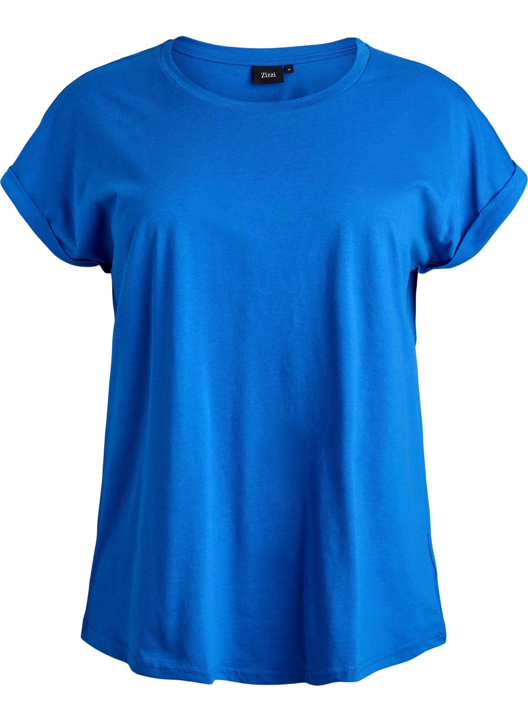 Zizzi Katja T-Shirt in Victoria Blue