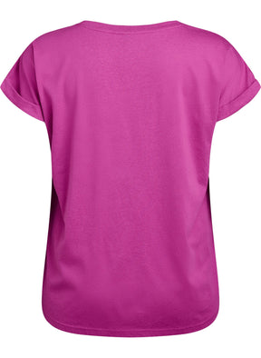 Zizzi Katja T-Shirt in Violet