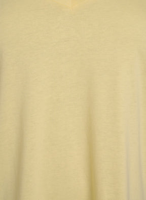 Zizzi Katja V-Neck T-Shirt in Sunlight 