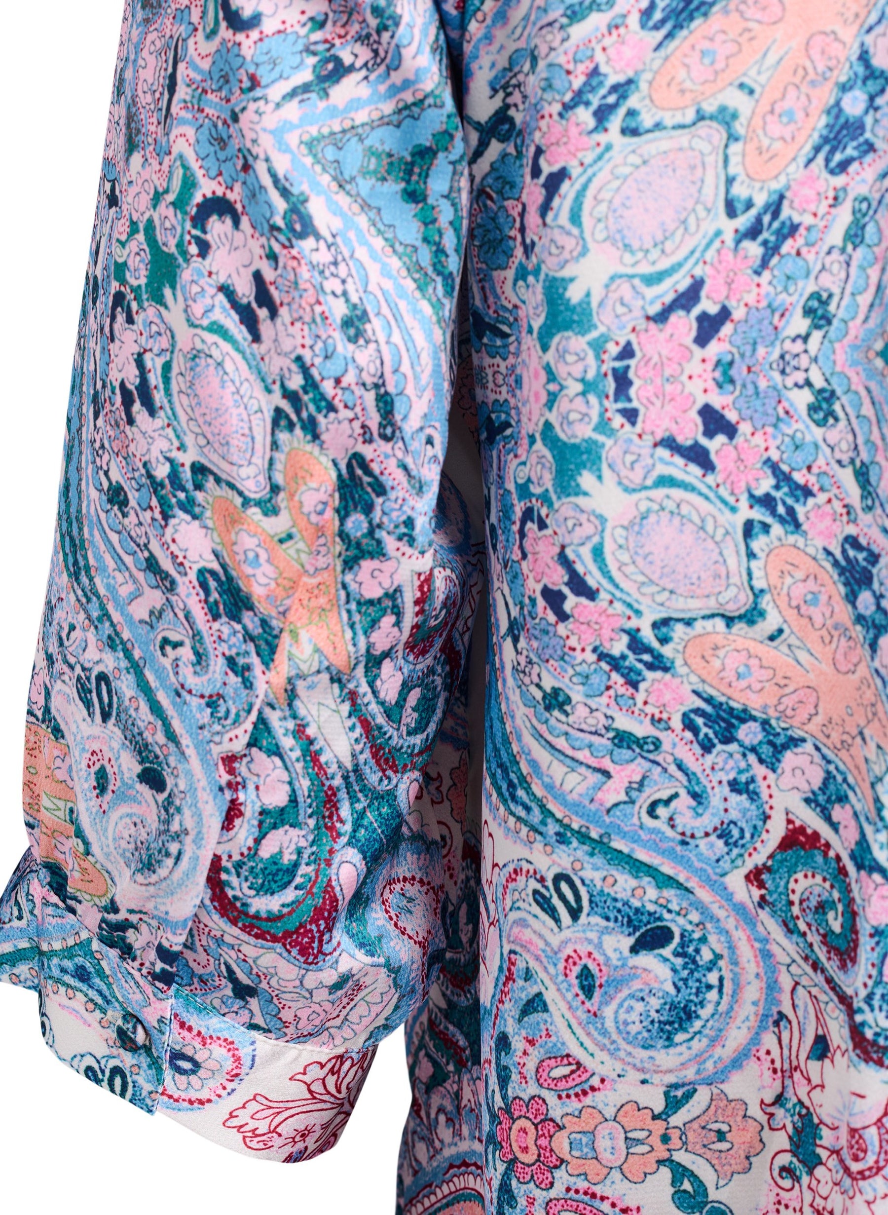 Zizzi Krista Paisley Print Blouse 