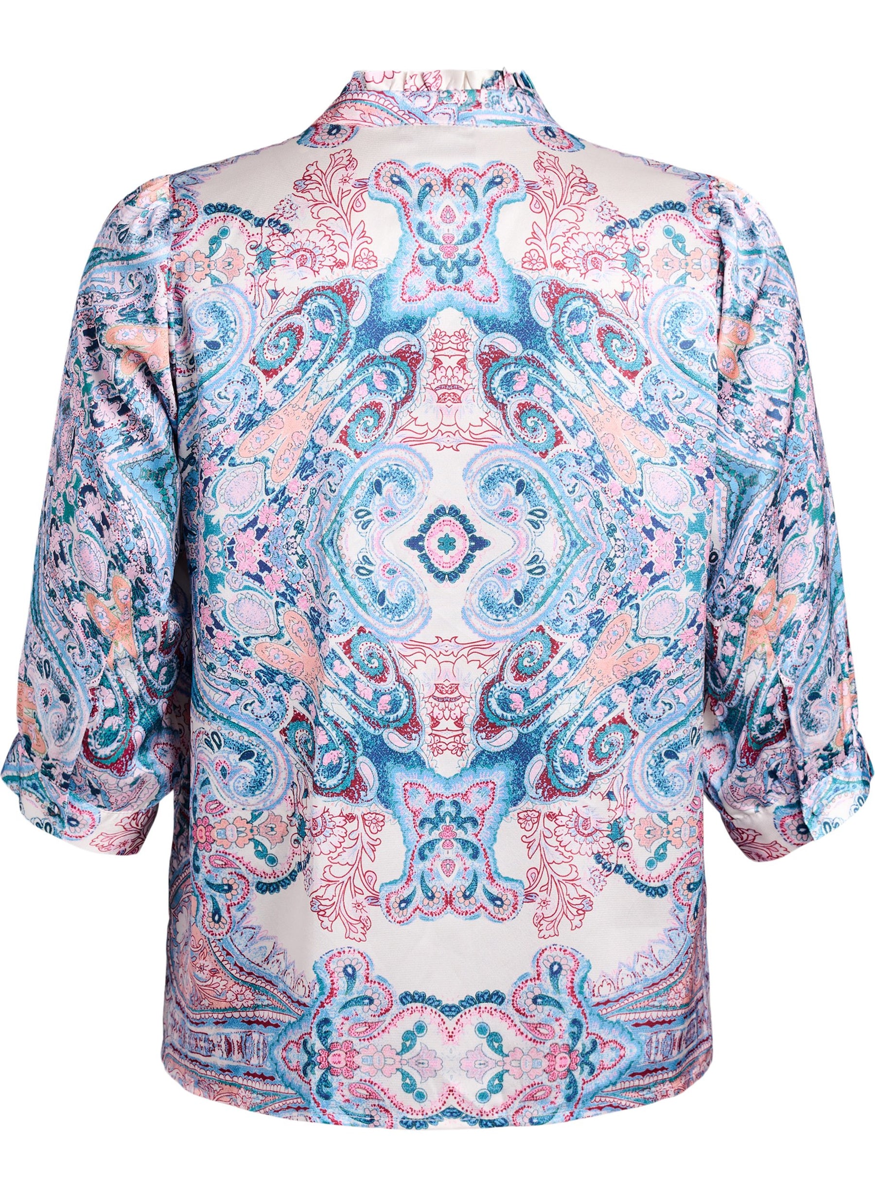 Zizzi Krista Paisley Print Blouse 