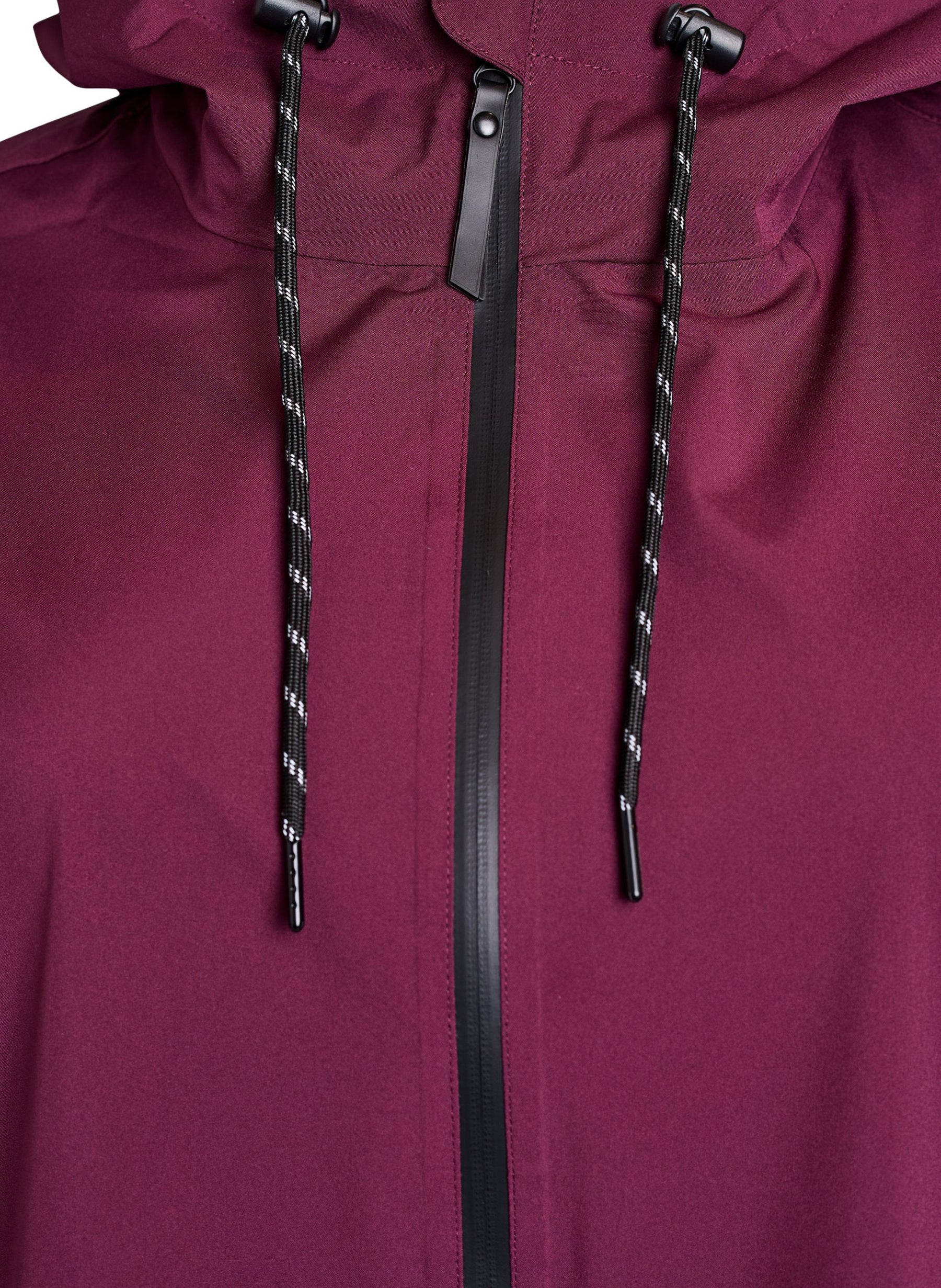 Zizzi Lara Rain Jacket in Fig