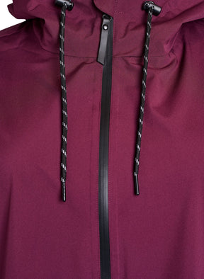 Zizzi Lara Rain Jacket in Fig