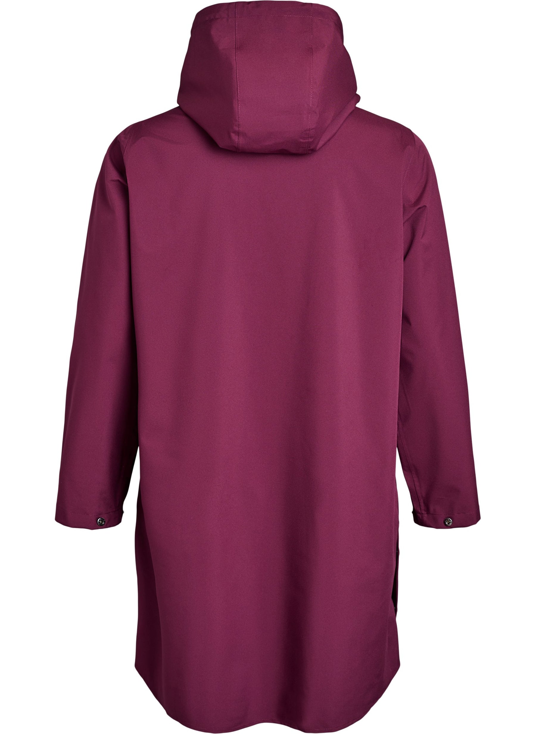 Zizzi Lara Rain Jacket in Fig 