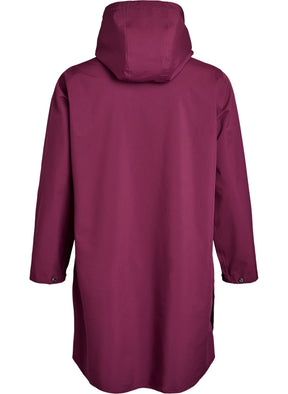 Zizzi Lara Rain Jacket in Fig 