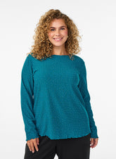 Zizzi Laura Blouse in Teal