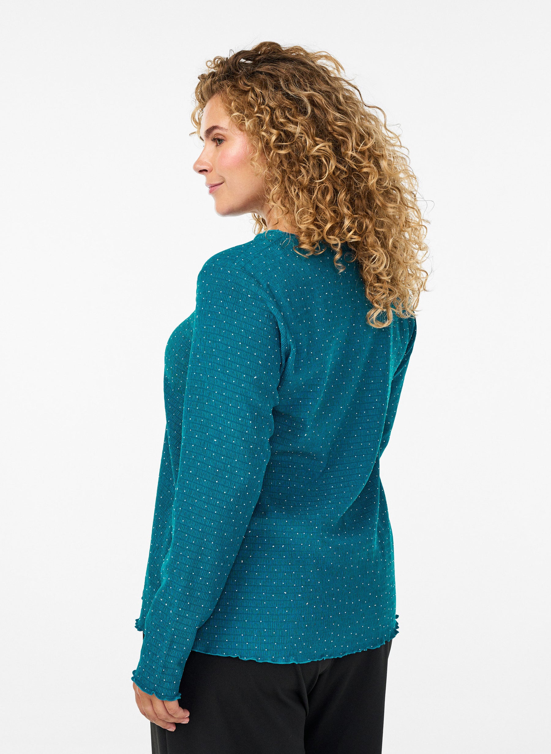 Zizzi Laura Blouse in Teal