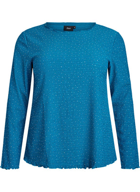 Zizzi Laura Blouse in Teal