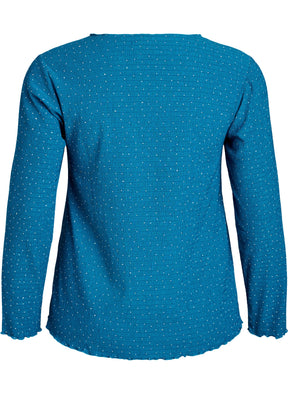 Zizzi Laura Blouse in Teal