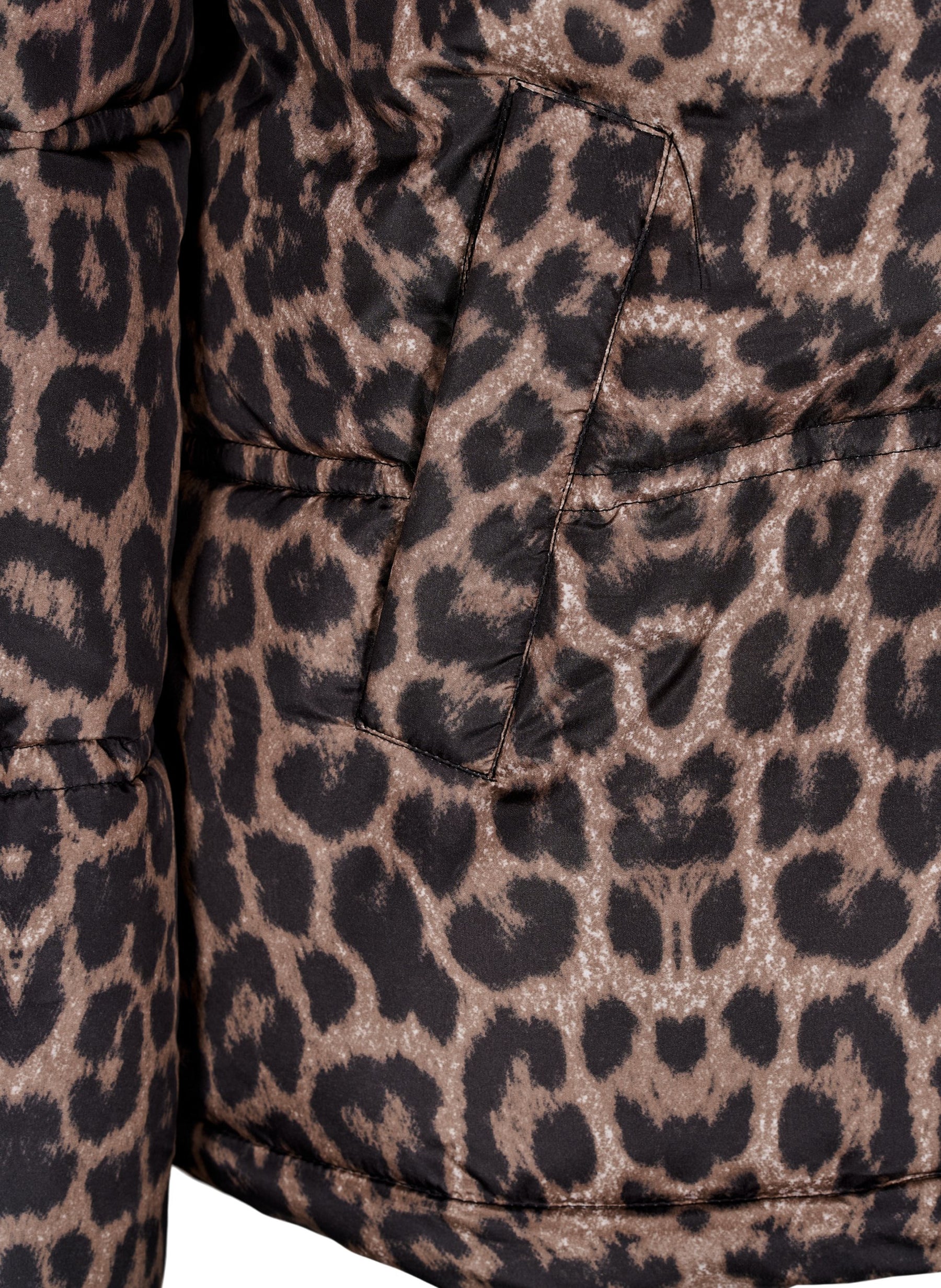 Zizzi Lea Jacket in Leopard Print