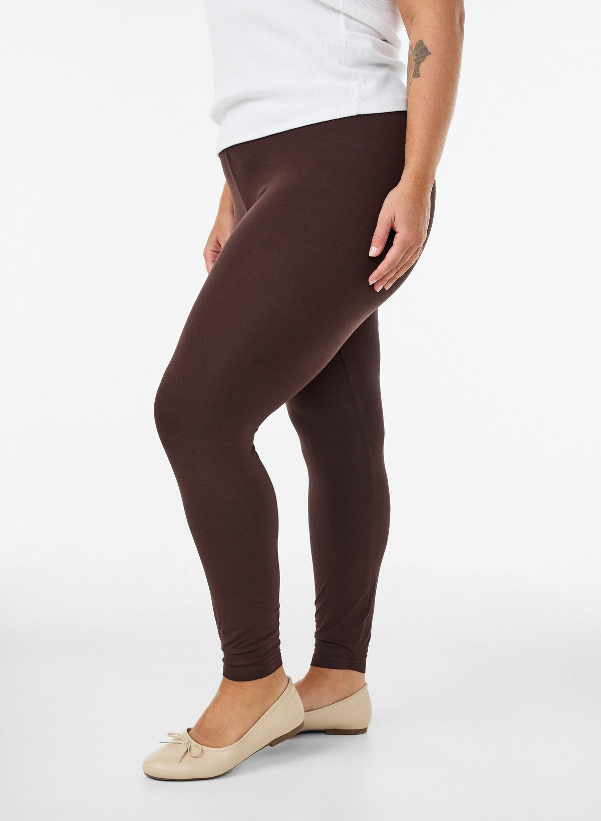 Zizzi Leggings in Brown 