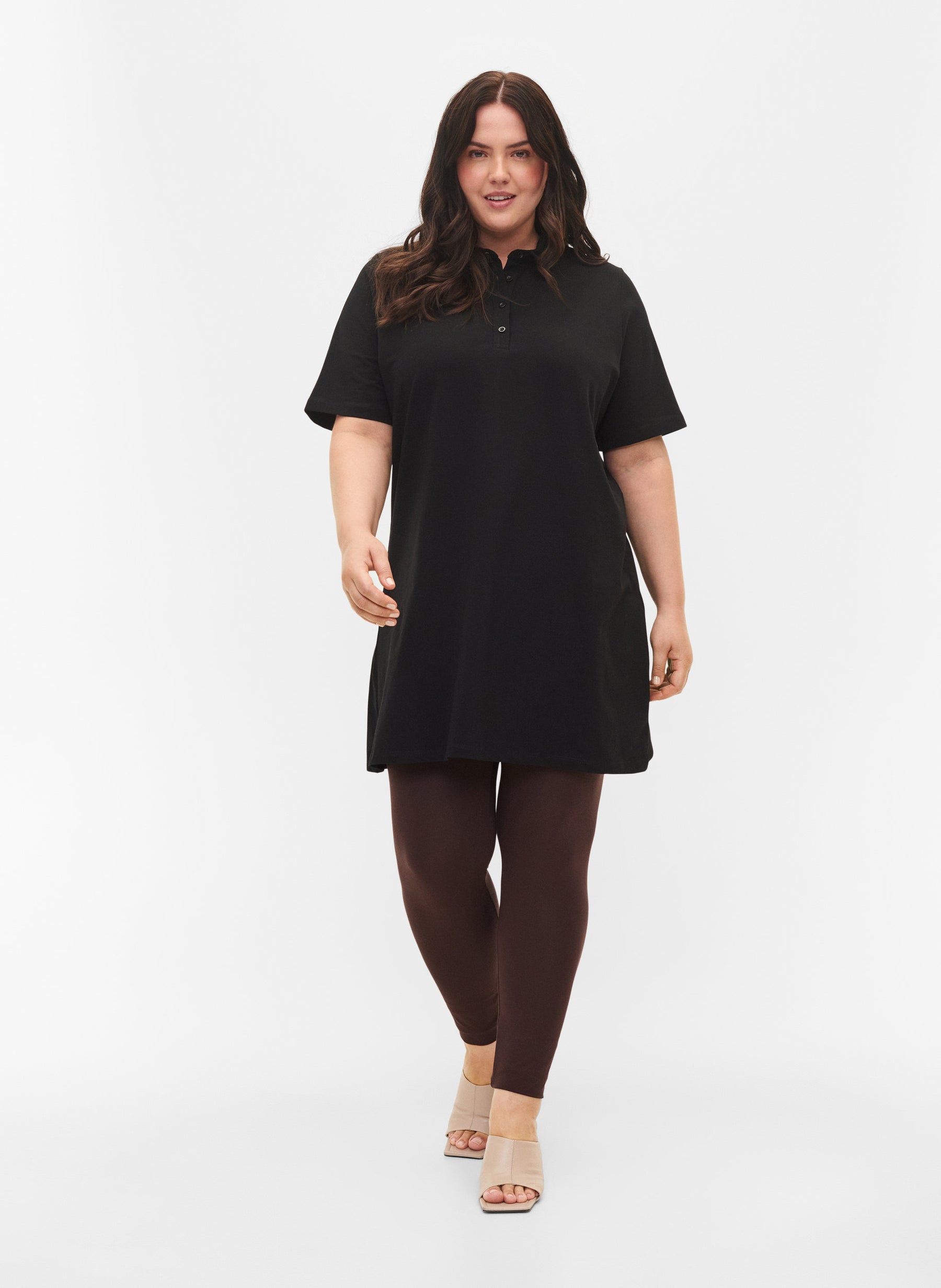 Zizzi Leggings in Brown 