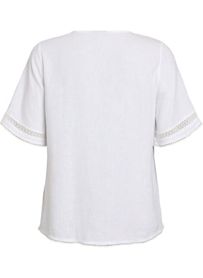 Zizzi Lina Blouse in White