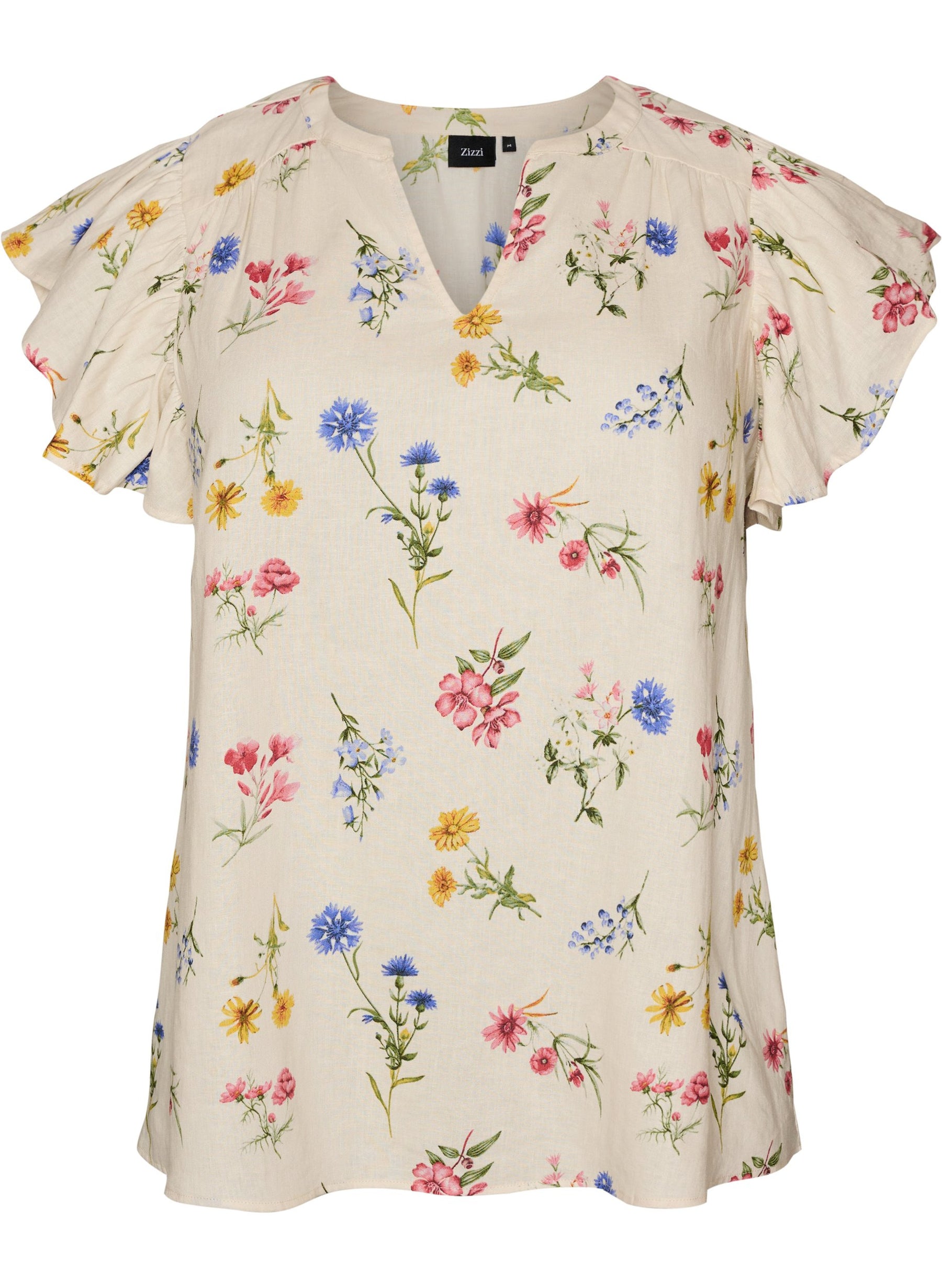 Zizzi Lina Blouse in Wild Flower 