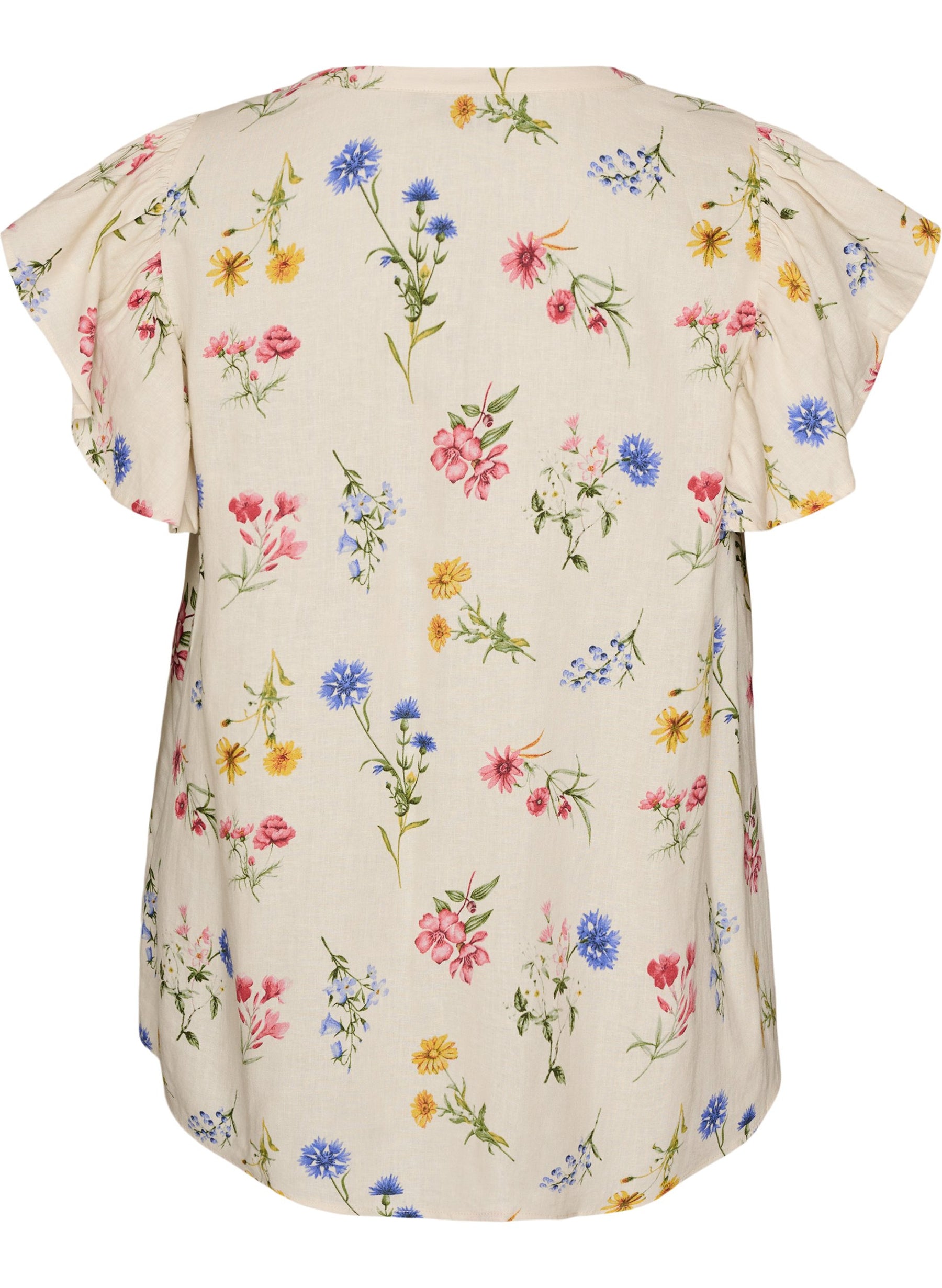 Zizzi Lina Blouse in Wild Flower 