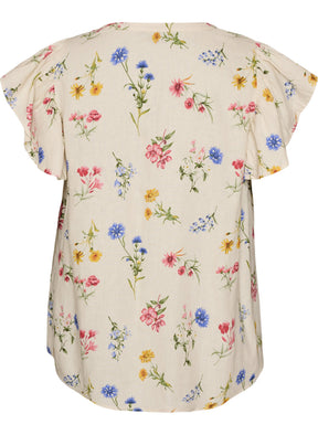 Zizzi Lina Blouse in Wild Flower 
