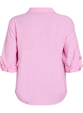 Zizzi Lina Shirt in Pink 