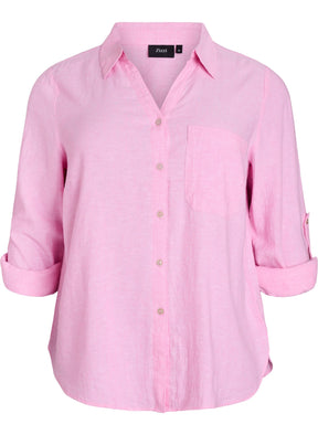 Zizzi Lina Shirt in Pink 