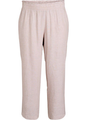 Zizzi Lina Trousers in Taupe