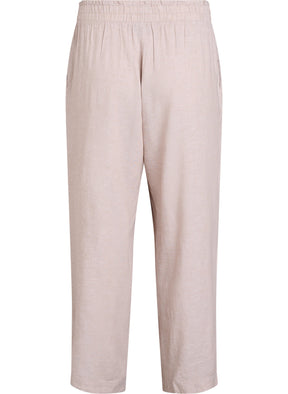 Zizzi Lina Trousers in Taupe