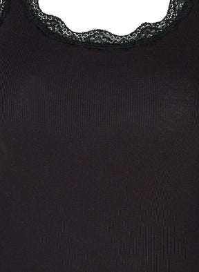 Zizzi Liv Vest in Black