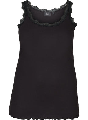 Zizzi Liv Vest in Black