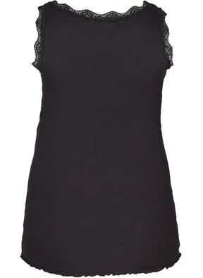 Zizzi Liv Vest in Black