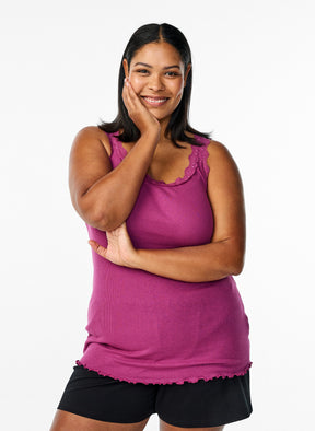 Zizzi Liv Vest in Boysenberry 