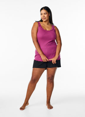 Zizzi Liv Vest in Boysenberry 