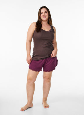 Zizzi Liv Vest in Seal Brown 