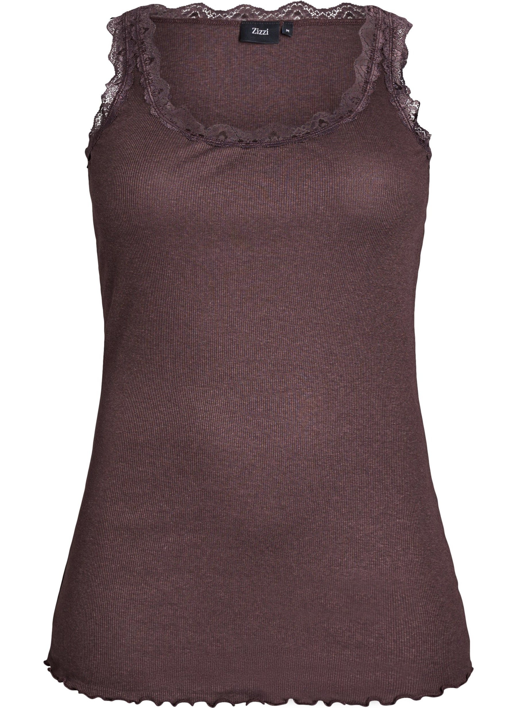 Zizzi Liv Vest in Seal Brown 