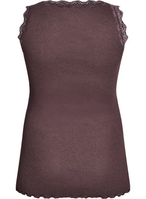 Zizzi Liv Vest in Seal Brown 