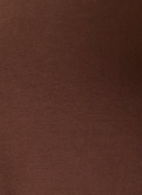 Zizzi Long Sleeve Top in Coffee Bean 