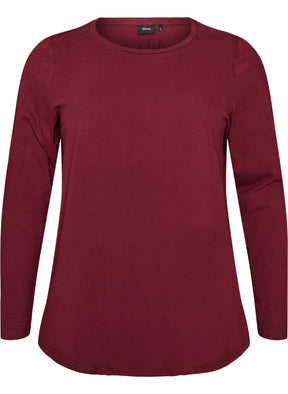 Zizzi Long Sleeve Top in Port Royal 