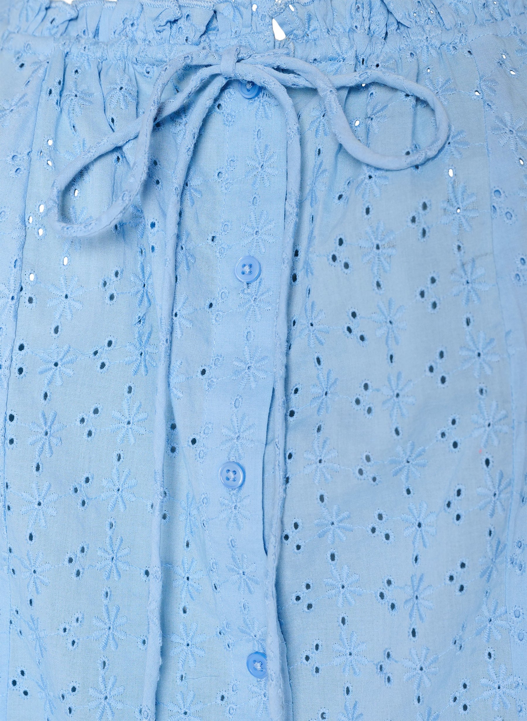 Zizzi Luna Blouse in Blue 