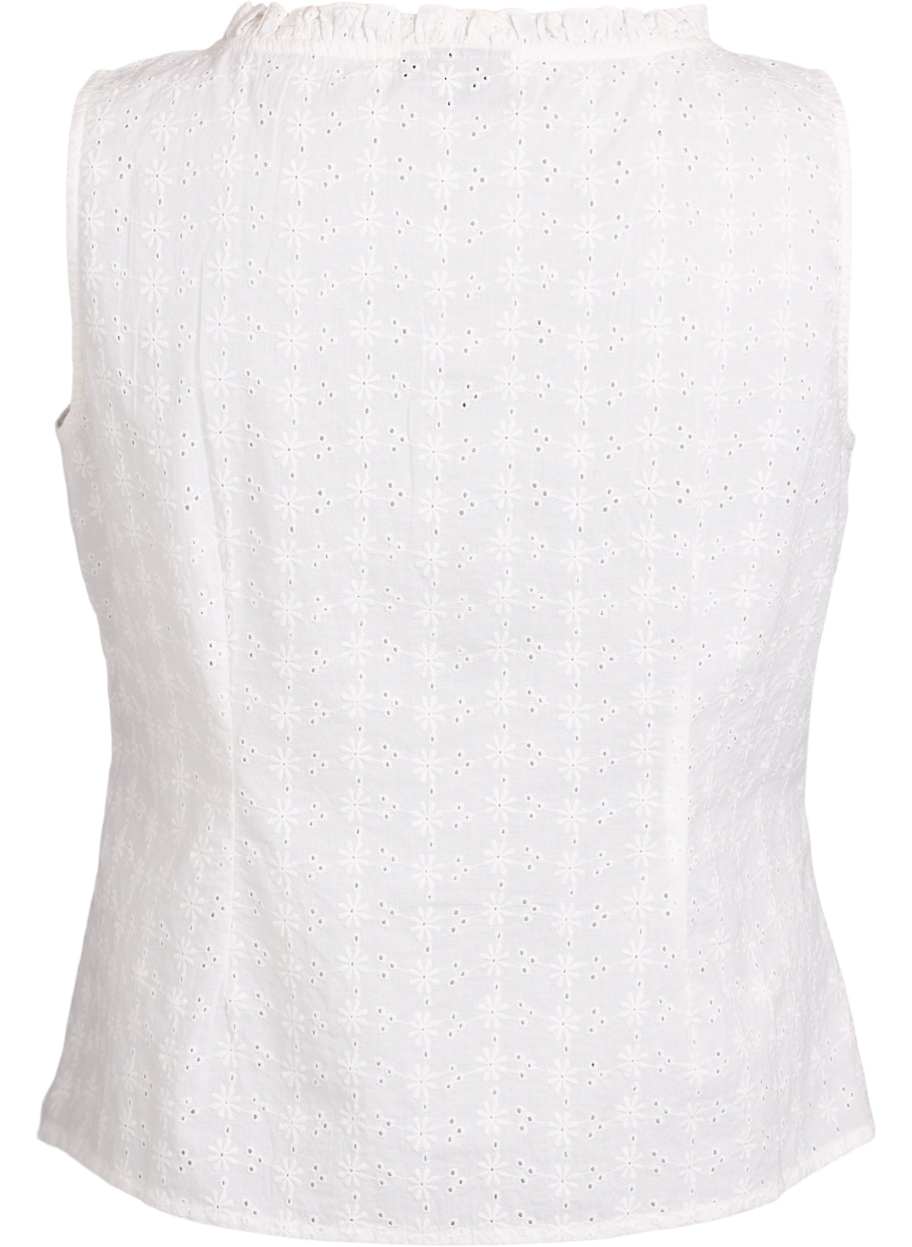 Zizzi Luna Blouse in White 