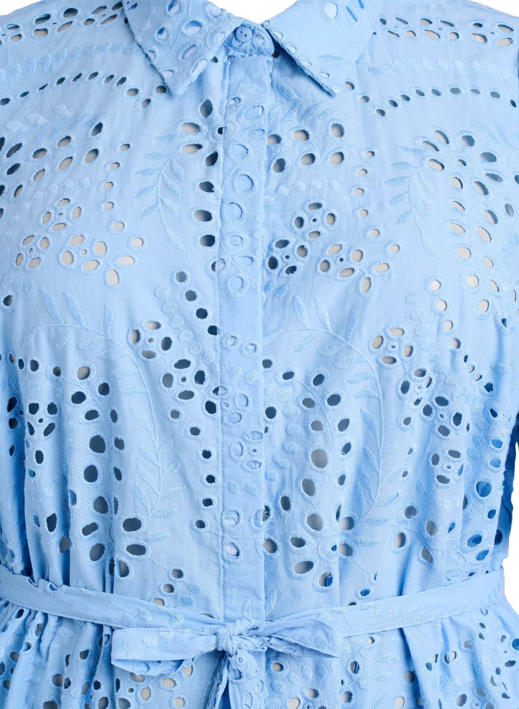 Zizzi Malika Dress in Blue 
