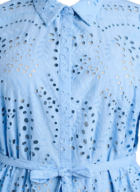 Zizzi Malika Dress in Blue 