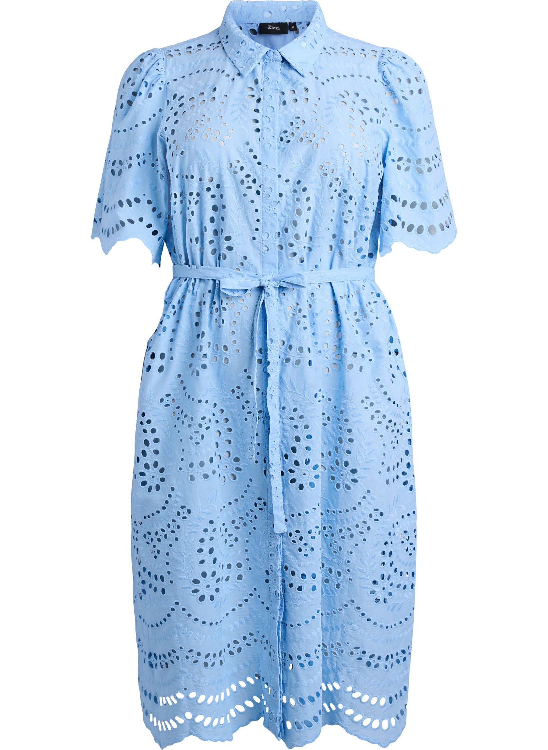 Zizzi Malika Dress in Blue 