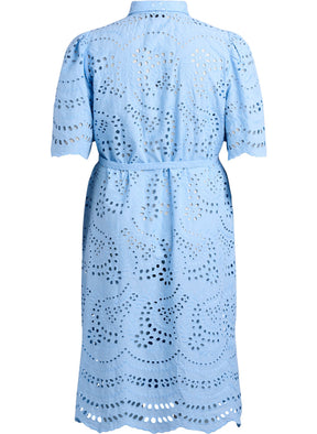 Zizzi Malika Dress in Blue 