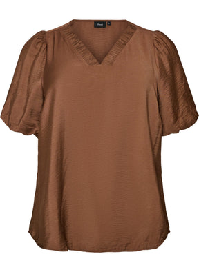 Zizzi Meredith Blouse in Carafe 