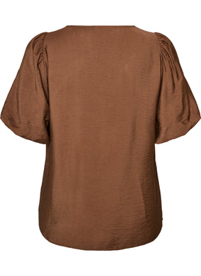 Zizzi Meredith Blouse in Carafe 