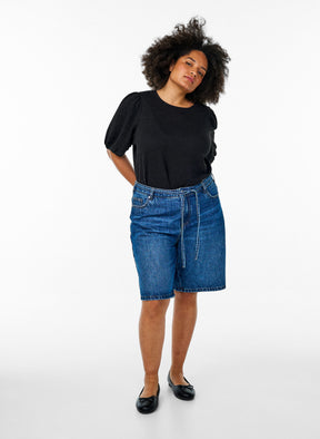 Zizzi Mina Blouse in Black 