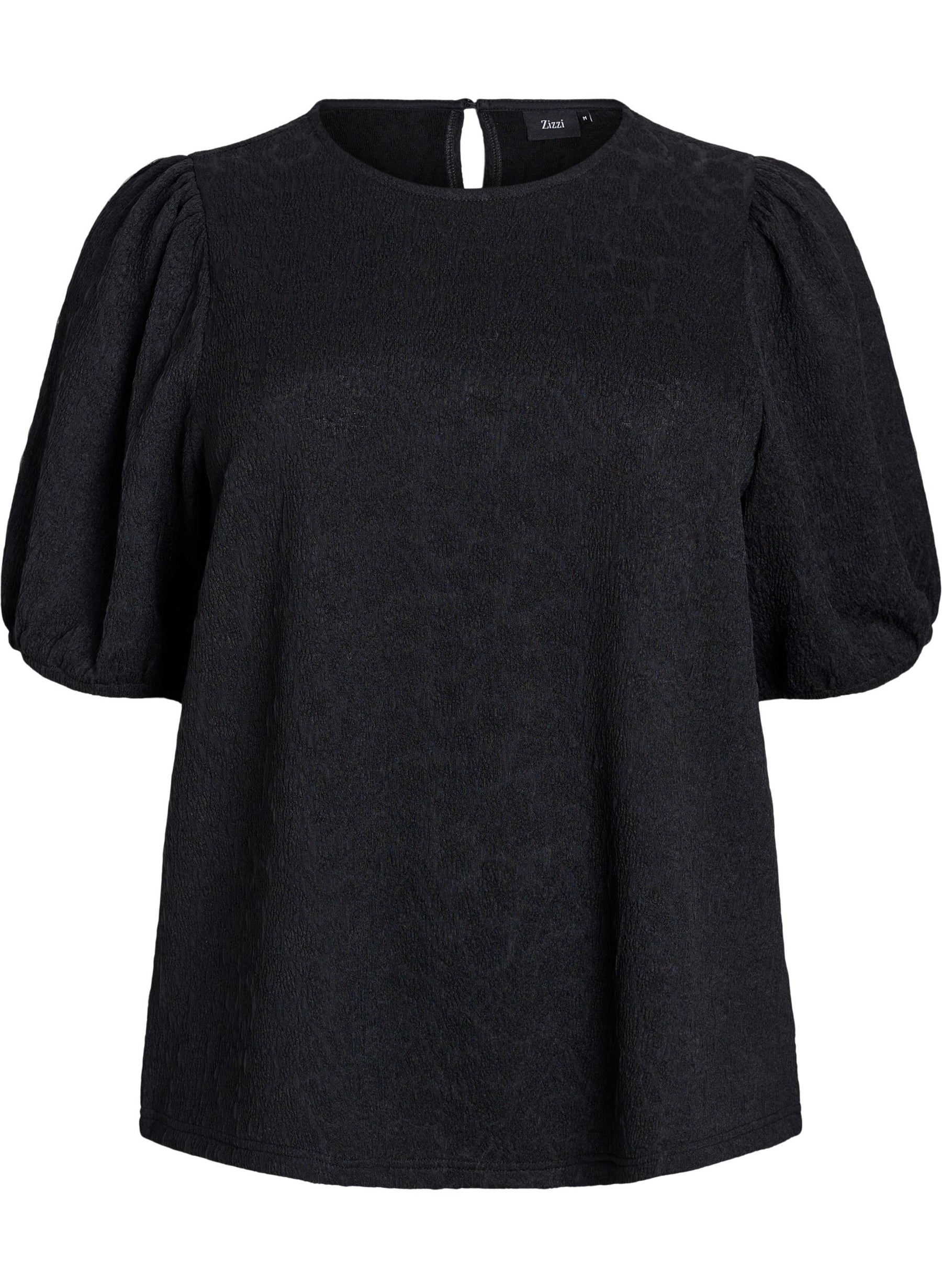 Zizzi Mina Blouse in Black 
