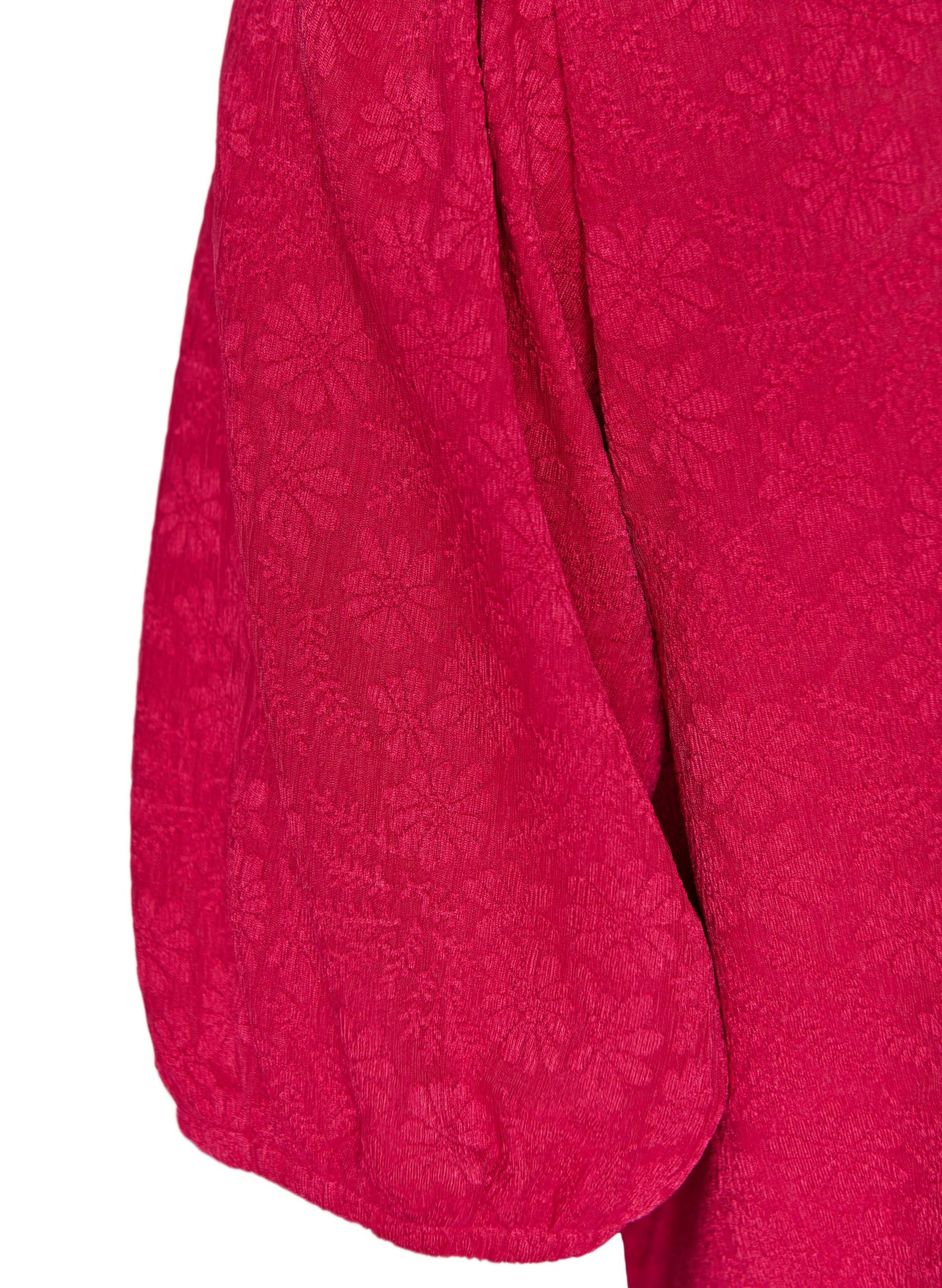 Zizzi Mina Blouse in Pink Sangria 